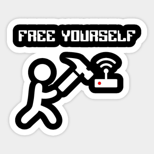 Free yourself Sticker